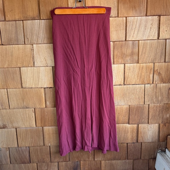 Quince Dresses & Skirts - Quince Burgundy Maxi Skirt